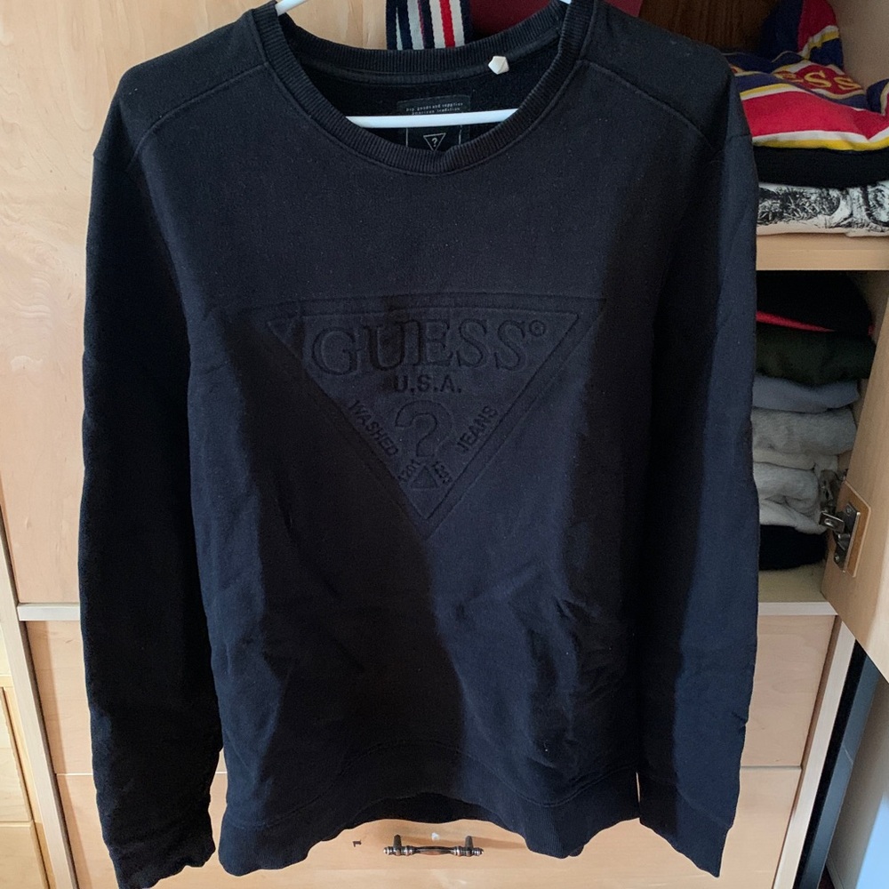 Guess Black Logo Sweatshirt